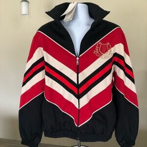 GUCCI - Chevron Pattern Bomber/Track Jacket‎ with Lyre - NWT Size M